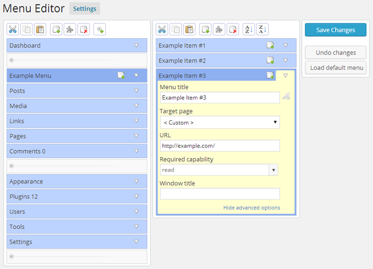 Admin-Menu-Editor