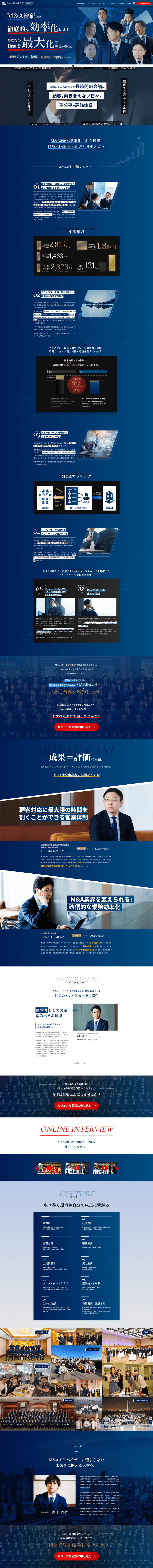 M&A総合研究所---中途採用特設サイト