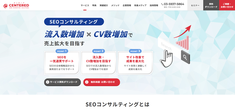 SEOコンサルティング・SEO対策代行---株式会社センタード