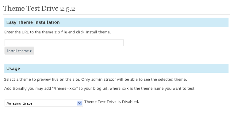 Theme-Test-Drive