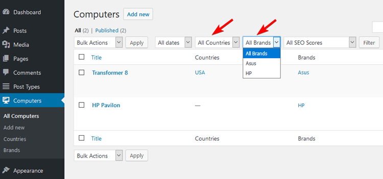 Admin-Taxonomy-Filter