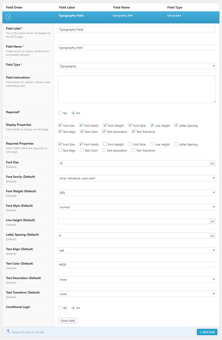 Advanced-Custom-Fields-Typography-Field