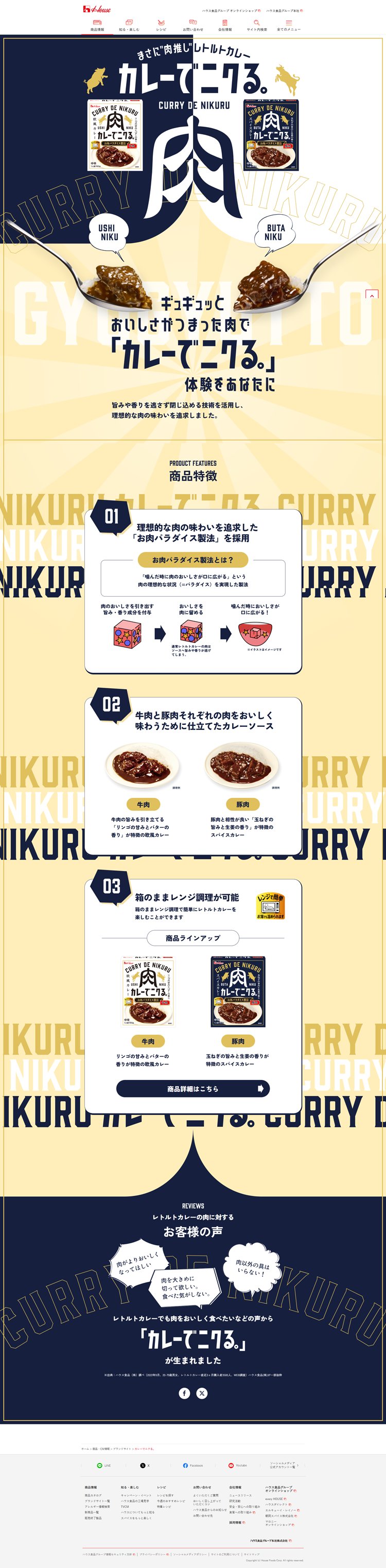 カレーでニクる。