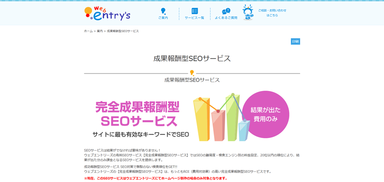 成果報酬型SEOサービス