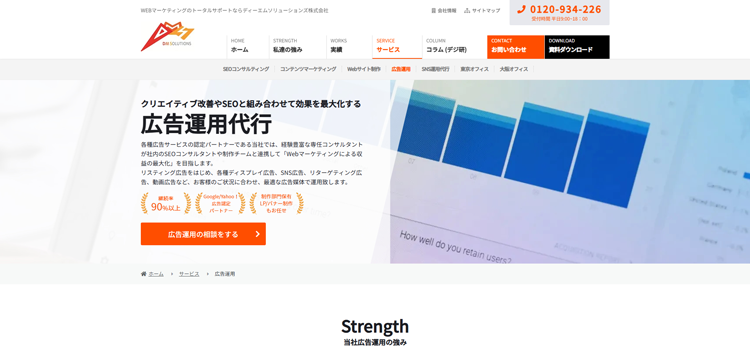 ディーエムソリューションズ株式会社-広告