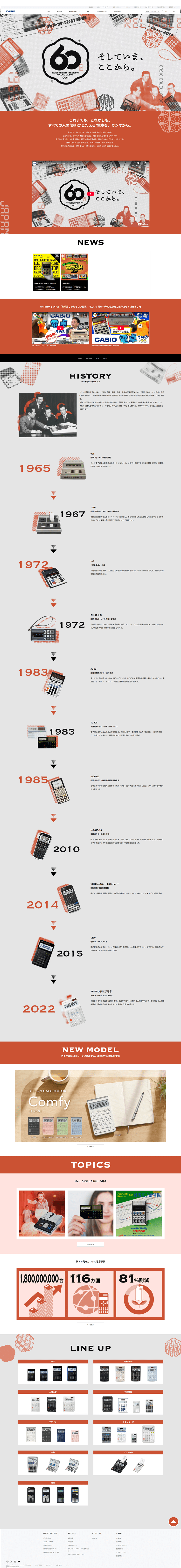 CASIO　60th