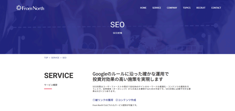 株式会社フロムノースーSEO