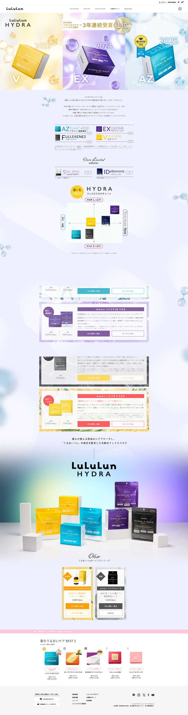 ルルルン-ハイドラ-マスク