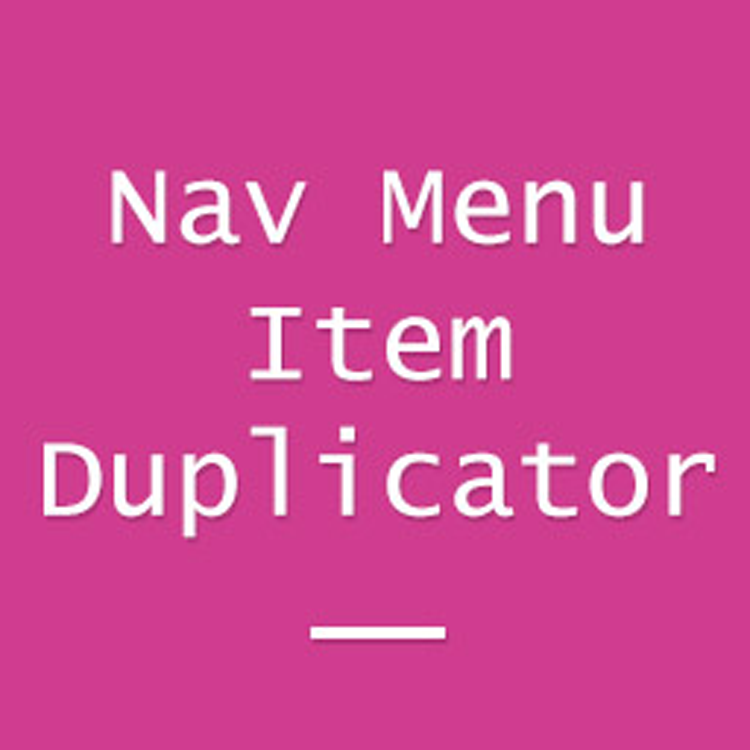 Nav-Menu-Item-Duplicator