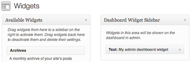 Dashboard-Widget-Sidebar