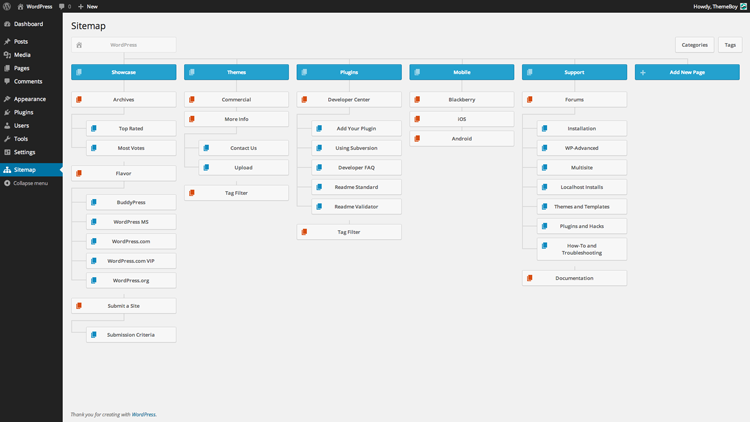 Visual Sitemap